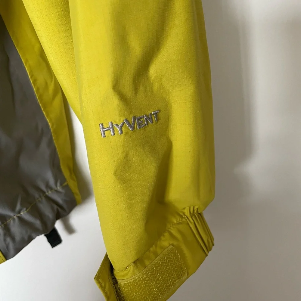 The North Face Men's Lime Green Raincoat